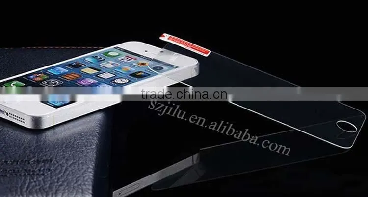 For iPhone 5 5S 5G 4 4S 4G Tempered Glass Clear Screen Protectors, Anti-Scratch Premium Film Clear Screen Guard RCD04010