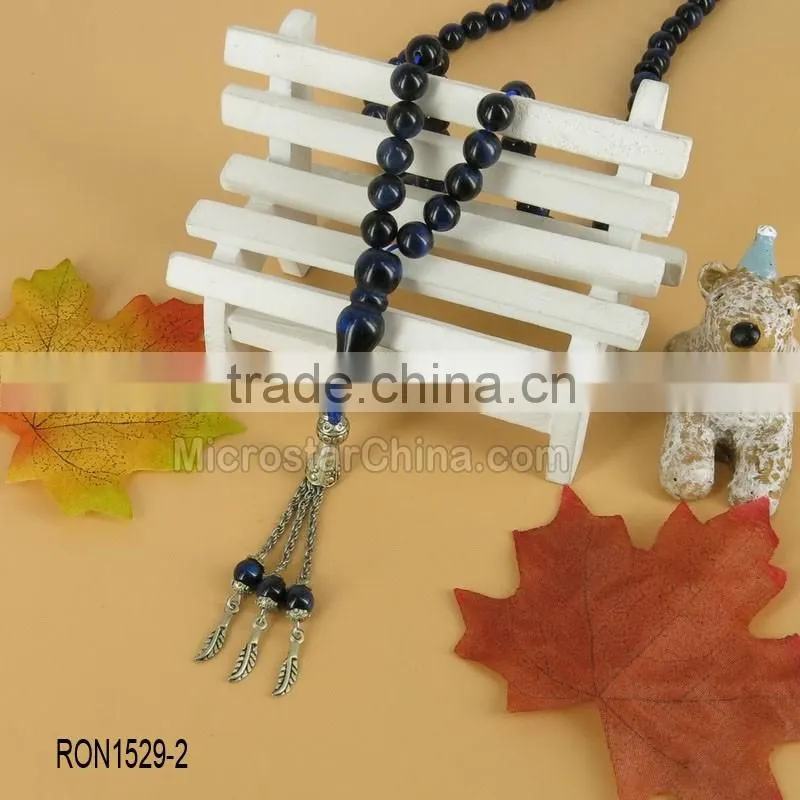 Creative products 66pcs 8mm lapis tasbeeh beads tesbih islamic prayer beads