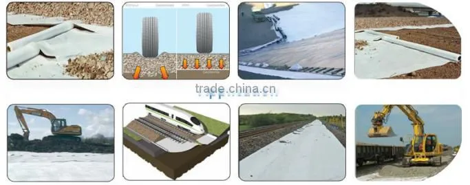 100% polyester nonwoven geotextile for construction