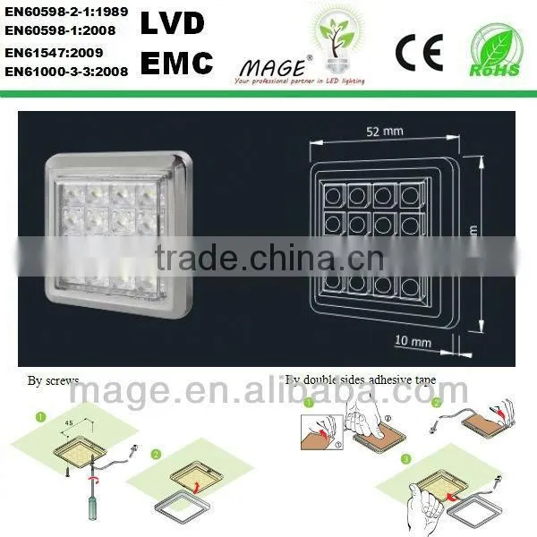metal kitchen cabinet led light