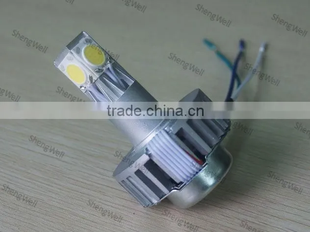 ShengWell Auto patented design instant start New Moto LED SMD bulb 8--36V 1600lumens universial moto led bulb 15W moto led bulb