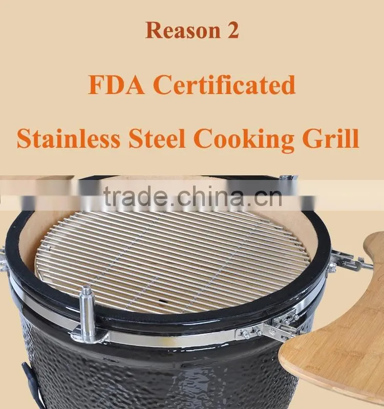 China 21" inch Kamado Grill, 2016 Import Outdoor Kitchens, bbq gas grill