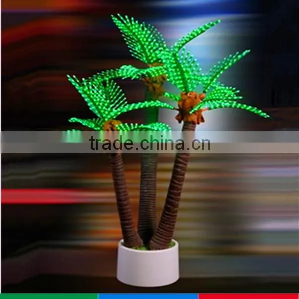 Outdoor led bonsai tree light,decorative led coconut bonsai tree lighting