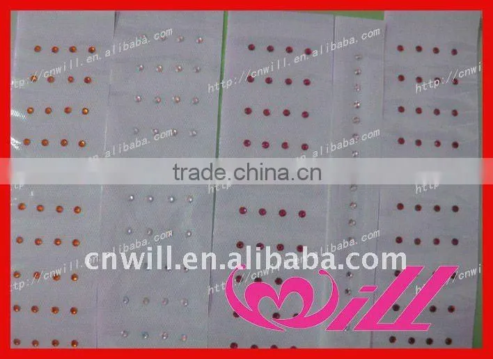 New fashion hair crystal iron in hair crystals iron on hair crystals