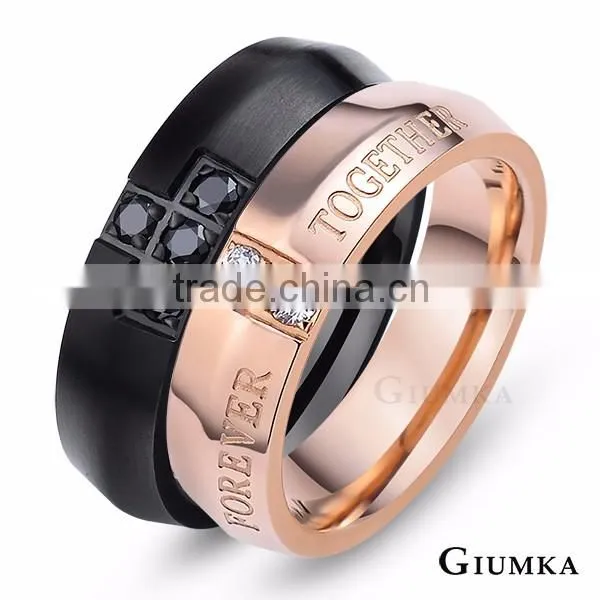 Stainless steel stone ring designs for men