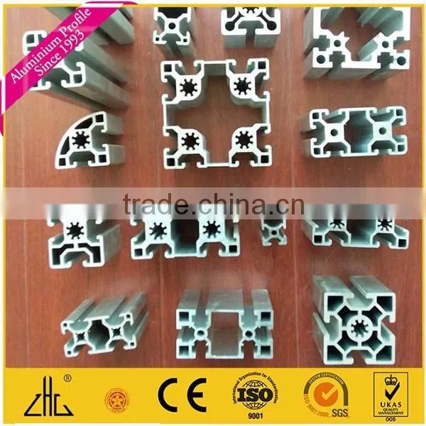6063 T5 6061 T6 aluminium extrusion profile for fixing and slide factory / aluminium profile for machinery manufacturer supplier