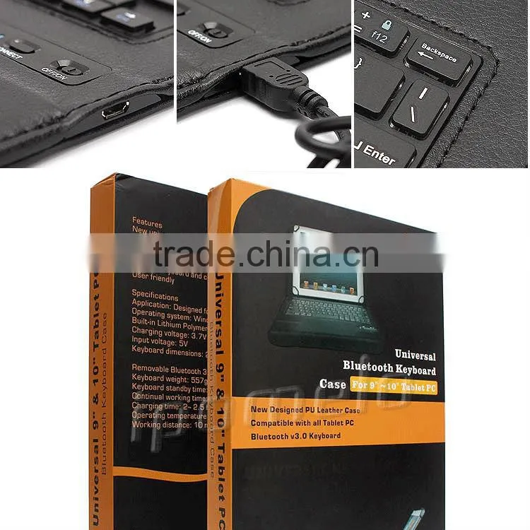 Universal Bluetooth Keyboard Case For Android/IOS/Windows tablet 7" 8"