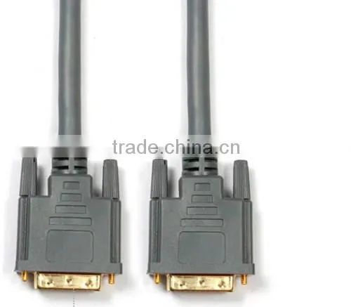 DVI DVI-D Dual Link (24+1 Pin) Male to Male Digital Video Cable, Black