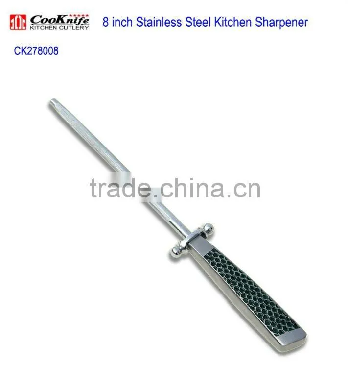 Pakka Wood Handle 8 inch Knife Sharpening Steel