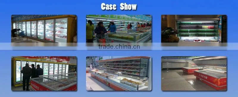 HOT SALE Two door Stainless steel Refrigerated electric salad bar for sale