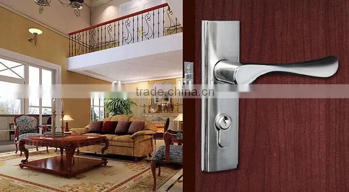 TRI-CIRCLE zinc alloy handle door lock,Indoor handle door lock,high security handle door locks
