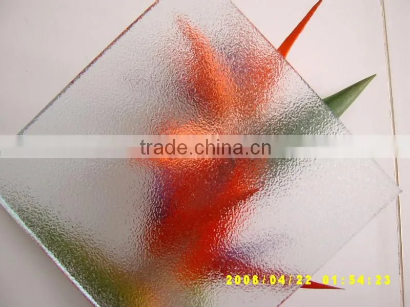 3-8mm clear patterned glass Pattern Glass