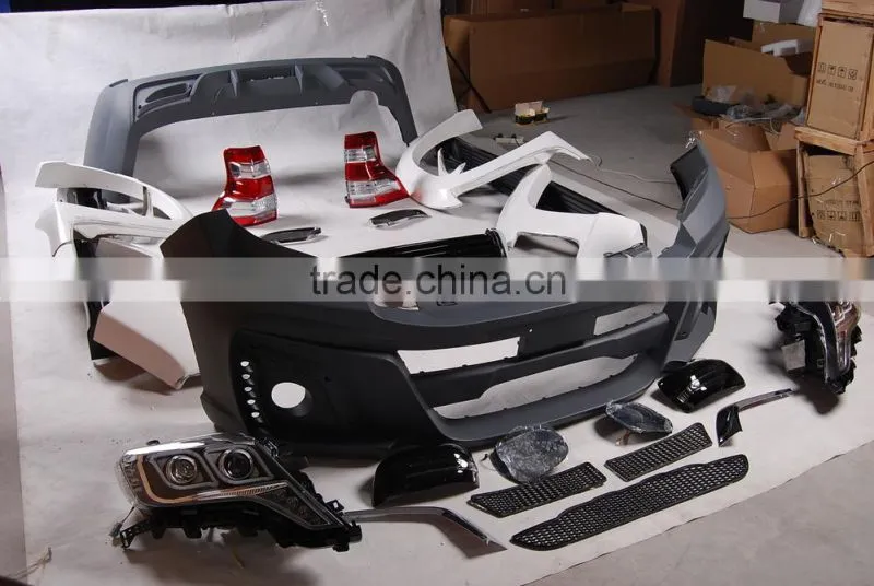 High quality PP 2015 Land cruiser FJ150 Prado Black Bison Wd design front bumper body kit for 2015 Land Cruiser FJ150