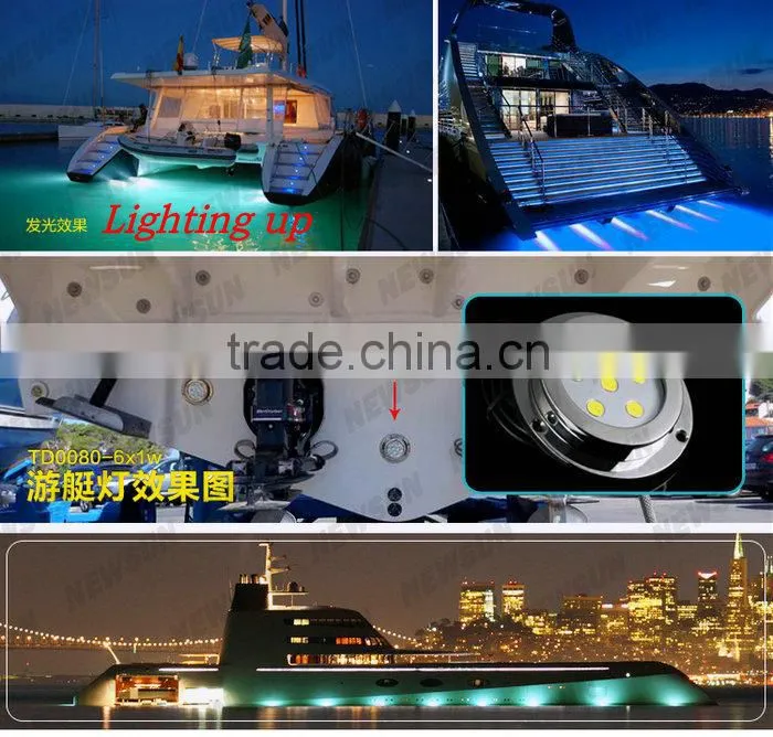 Factory Product 12v Waterproof 6w IP68 LED Pool Light For Yacht