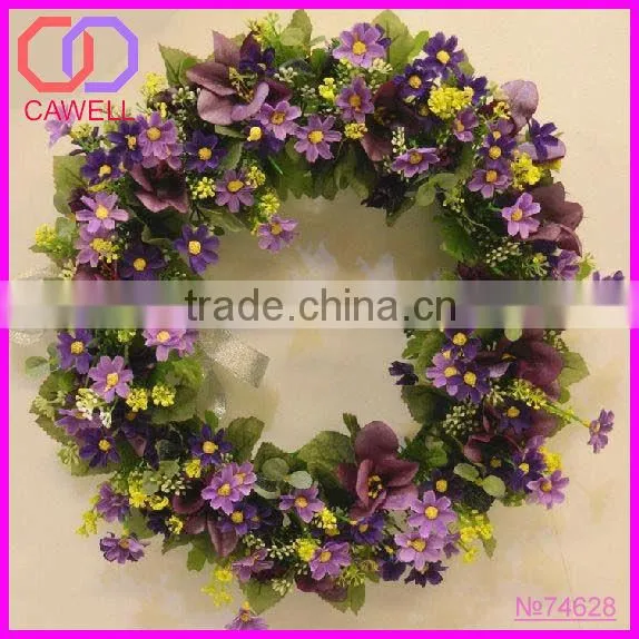 flower head garland wedding