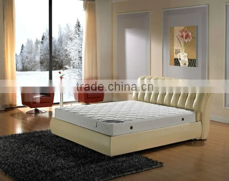 modern leather bed