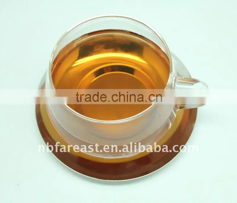 PROMOTION GLASS COFFEE CUP WITH DISH