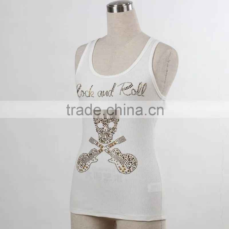 F5S15096 Women Printed Design Tank Top Fitness