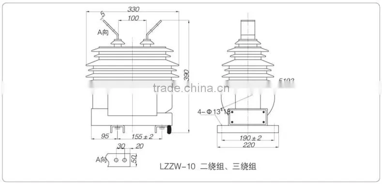 LZZW-10/LZZBJ71-10 full sealed current trnsformers