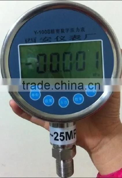 YS-2.5 Cheapest price Vacuum piston pressure gauge with pressure meter