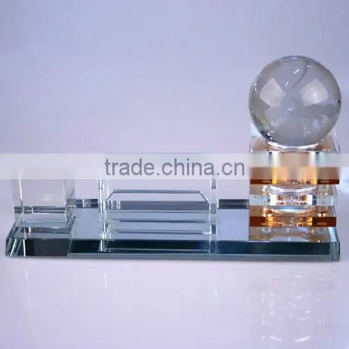2016 high quality fancy crystal office set for business gift