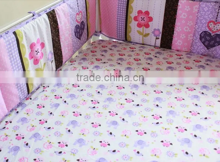 100% Cotton Printed Baby Fitted Sheet bed sheet