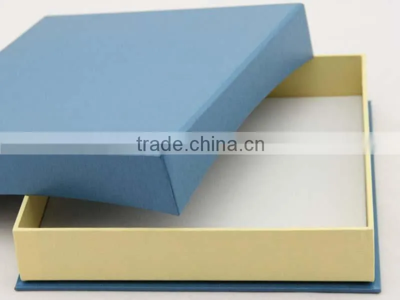 Custom paper jewelry box / Lid and base square cardboard jewellery boxes for jewellery hot sale