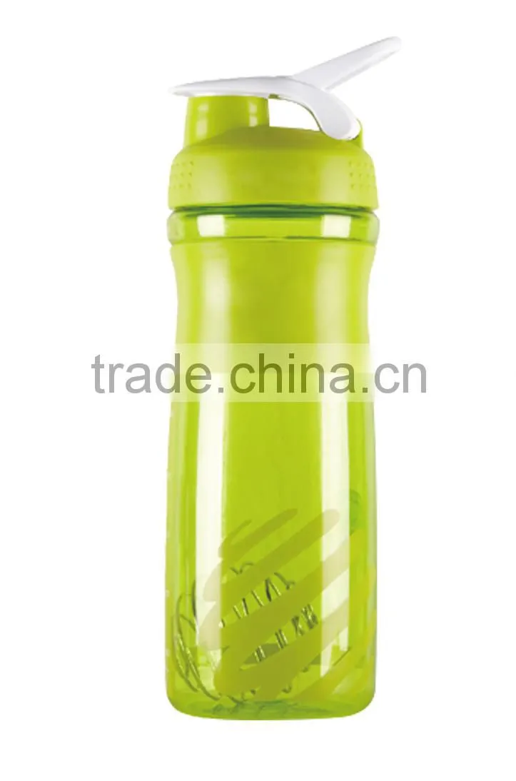 2015 New Arrival Plastic Bpa Free shaker bottle/Protein Shaker Bottle/Custom Logo Shaker Bottle