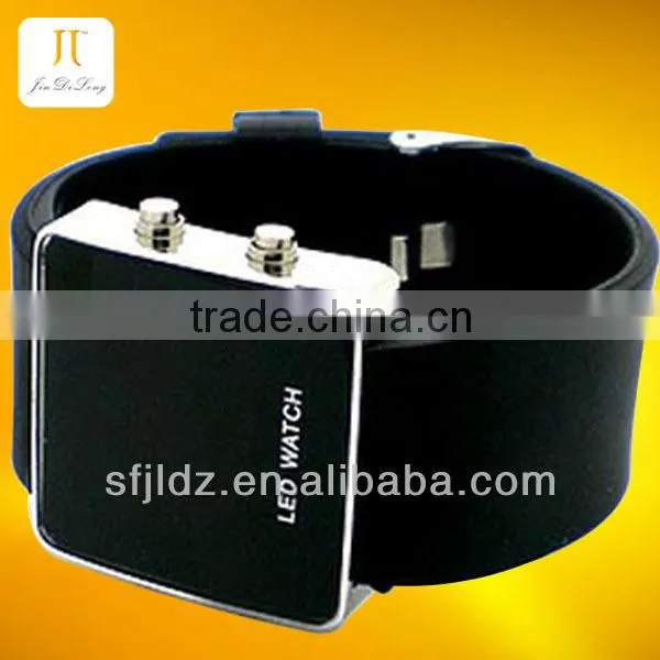 New fashional led silicon cheap watch phone
