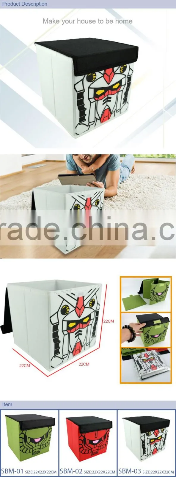 Hotest Collapsible Robot Storage Box Non Woven