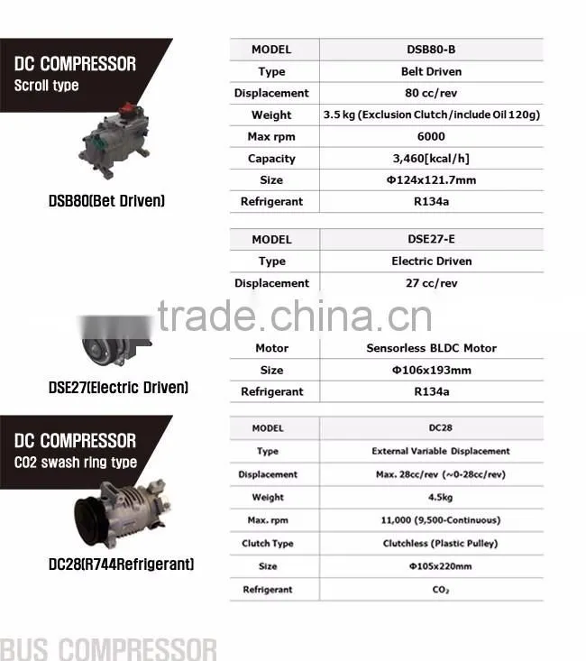 KOREAN CAR GENUINE COMPRESSOR FOR AIR CONDITION