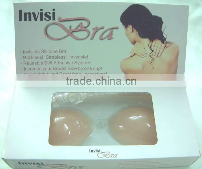 Self Adhesive Silicone Nude Backless Strapless Bikini Bra