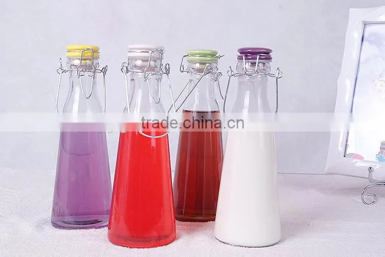 35oz airtight glass bottle with ceramic rubber gasker ring lid