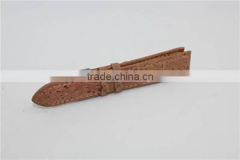 Boshiho vegetable leather natural cork watch straps