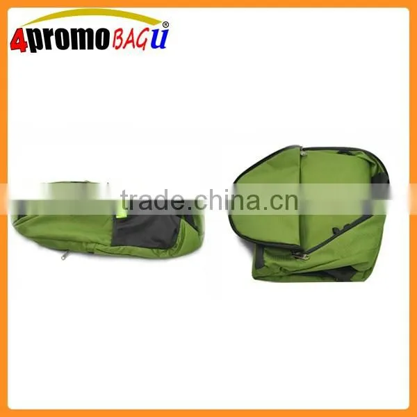 Factory cheap promotion nylon foldable bag folding backpack