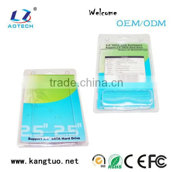 aluminum 2.5 sata hard disk drive hdd enclosure