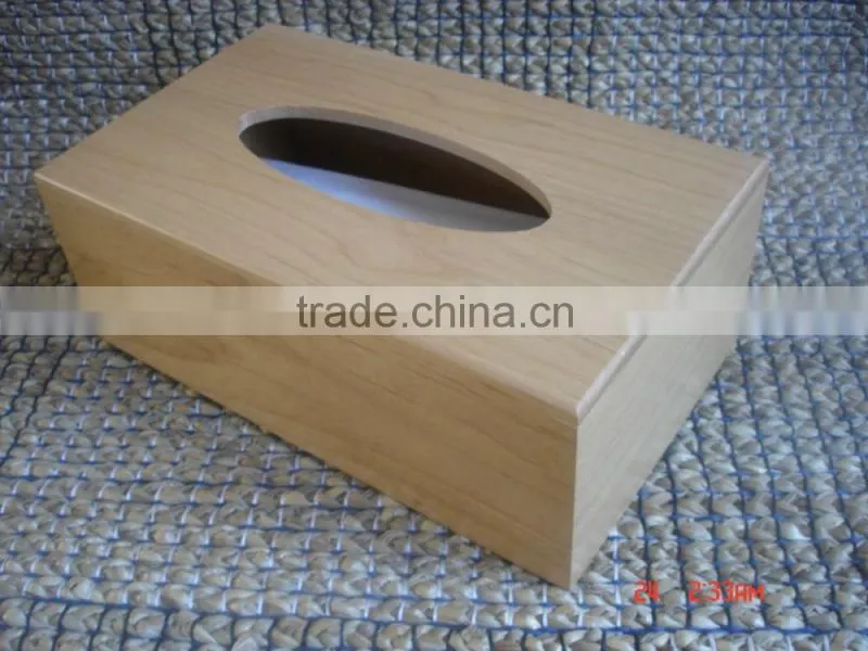 Trade assurance high quality chinese style custom wooden tissue paper box