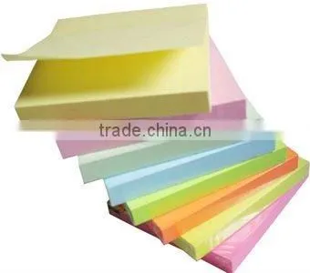 square memo pad adhesive note block woodfree paper