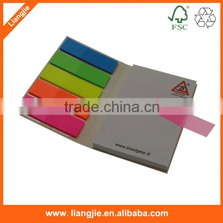 remove shaped memo pad with pen hole