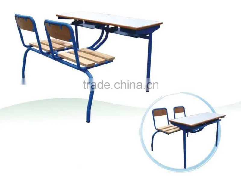 Sketching chair with writing pad Cheep Student desk & chair school furniture S-02