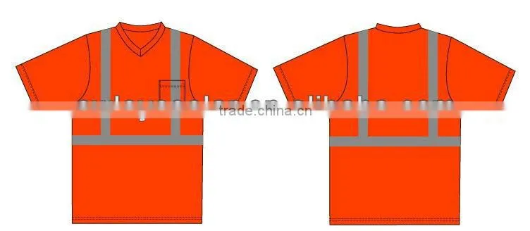 dri-fit reflective T-shirt/reflective tape t-shirt/safety clothing/luminous safety clothing