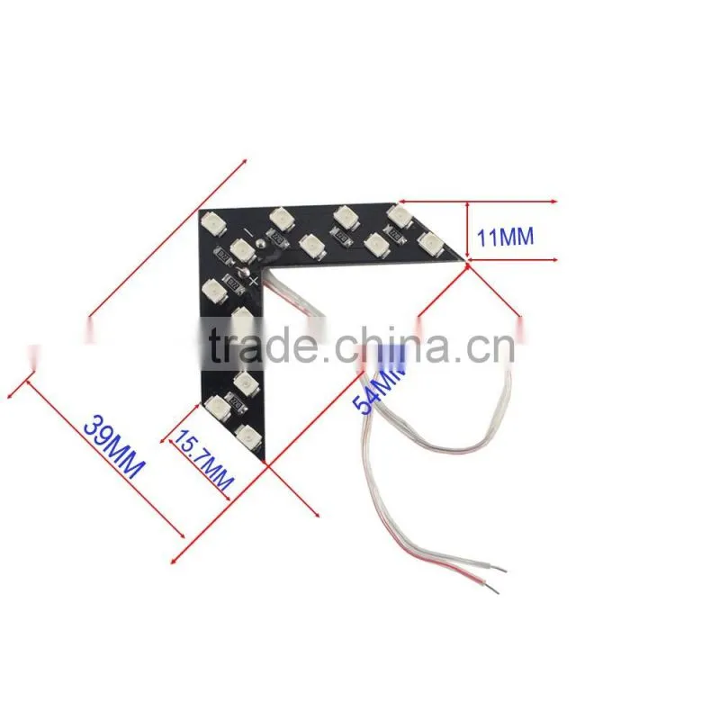 Universal arrow board led lamps for car turn signal led arrow board indicator light