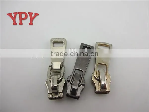 5# silver metal zipper puller