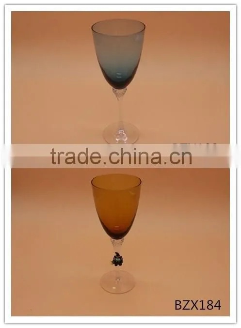 High Quality Colored Goblet,Wholesale Drinking Glass