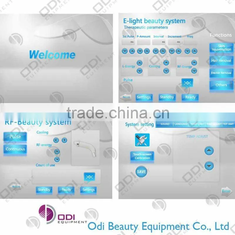 OD-E60 portable Pigmentation Correctors e light ipl rf beauty equipment