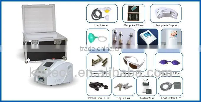 portable personal laser hair removal machine with CE ISO FDA TGA