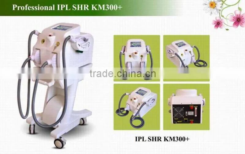 Topsale factory directly newest 2 handle SSR+SHR korea shr ipl (CE ISO TUV SGS)