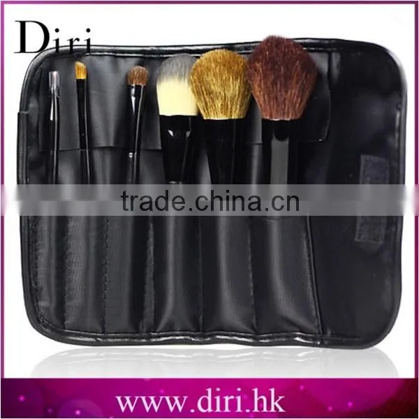 makeup anastasia 6pcs brush kit black make-up brush kit with pouch small brush kit for travel use