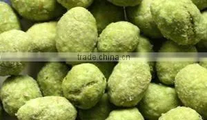 Good as wasabi pea, wasabi nuts, flavor coated wasabi peanuts