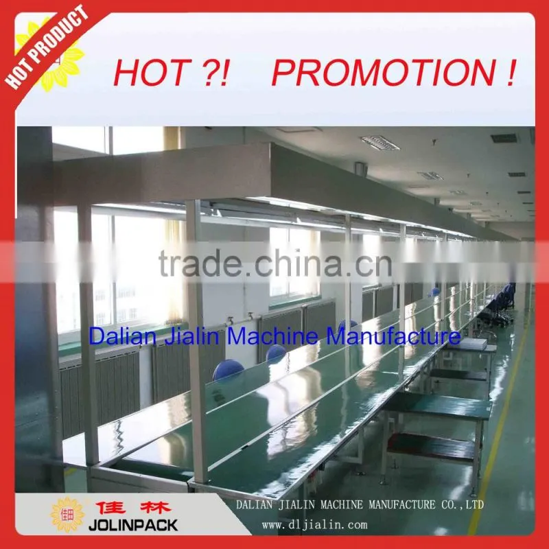 Electrical assembly line equipment with working tables
